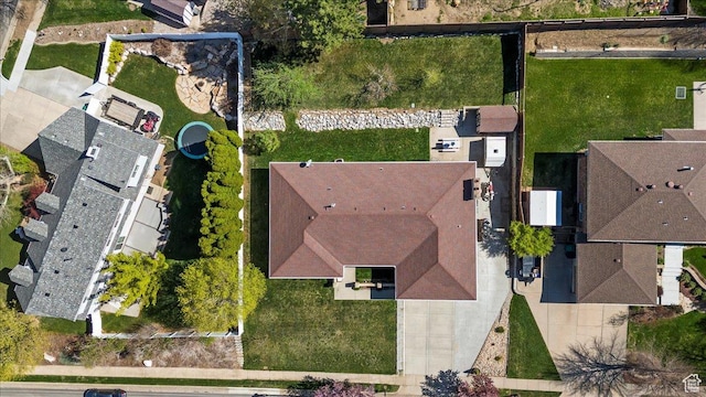 214 N Mountain Rd, Fruit Heights, UT 84037 - drone / aerial view with a residential view