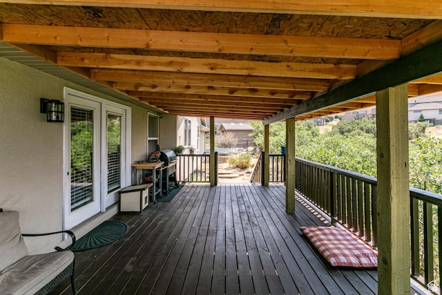 view of deck
