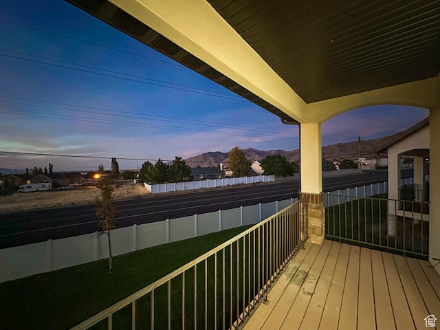 851 E Oak Ct Unit 28, Tooele, UT 84074 - balcony with a mountain view
