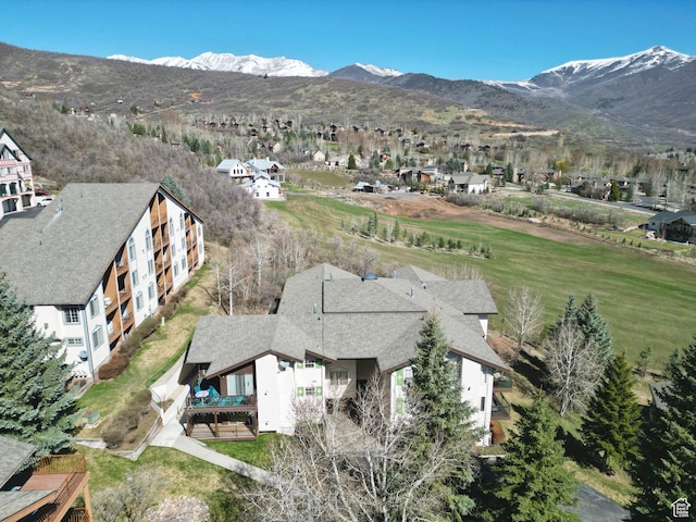 1004 Uri Ln, Midway, UT 84049 - aerial view with a residential view and a mountain view