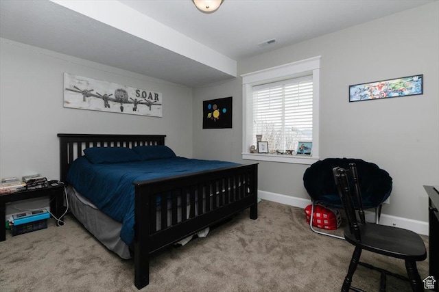 535 N Pheasant Hollow Ln, Mendon, UT 84325 - bedroom with carpet floors, visible vents, and baseboards