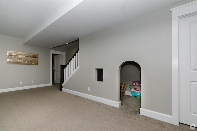 535 N Pheasant Hollow Ln, Mendon, UT 84325 - interior space featuring baseboards and light colored carpet