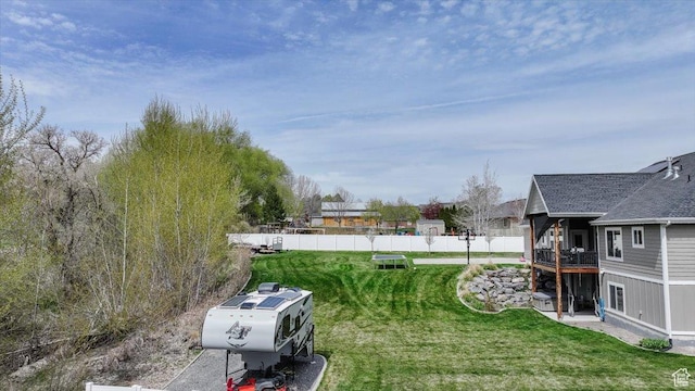 535 N Pheasant Hollow Ln, Mendon, UT 84325 - view of yard with fence