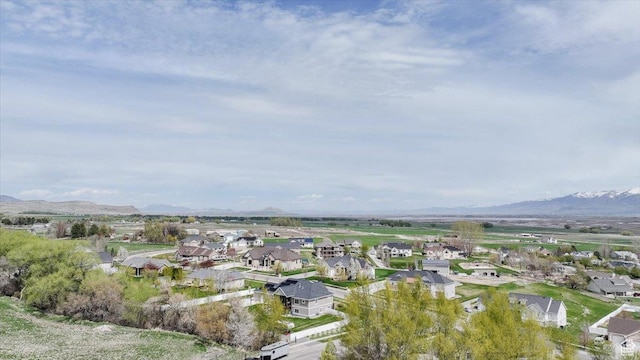 535 N Pheasant Hollow Ln, Mendon, UT 84325 - drone / aerial view with a residential view and a mountain view