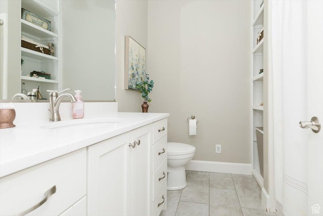 535 N Pheasant Hollow Ln, Mendon, UT 84325 - bathroom featuring toilet, vanity, and baseboards