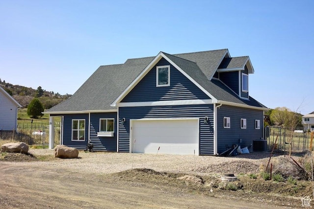174 S 200 E, Pine Valley, UT 84781 - traditional-style home featuring a garage, driveway, central AC, and fence