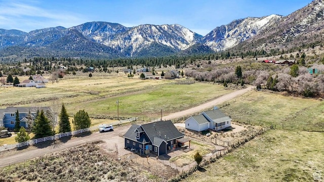 174 S 200 E, Pine Valley, UT 84781 - birds eye view of property with a rural view and a mountain view