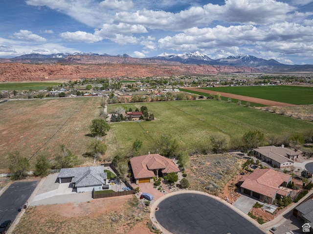 3270 E Rim Vistas Cir, Moab, UT 84532 - bird's eye view with a rural view and a mountain view