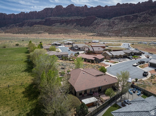 3270 E Rim Vistas Cir, Moab, UT 84532 - birds eye view of property with a mountain view