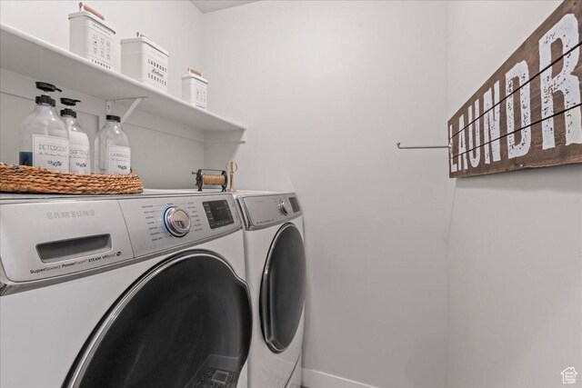 6079 W Teton Village Dr Unit 106, Herriman, UT 84096 - washroom featuring washer and dryer and laundry area