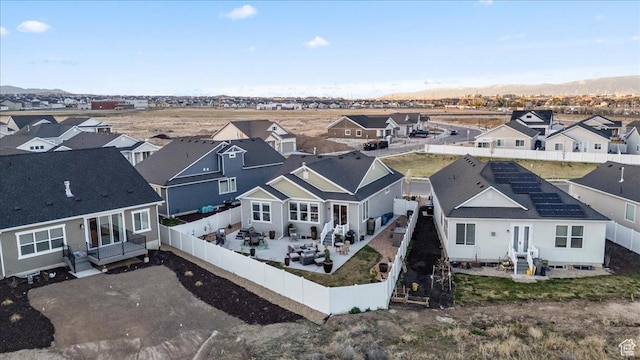 6079 W Teton Village Dr Unit 106, Herriman, UT 84096 - bird's eye view featuring a residential view and a mountain view