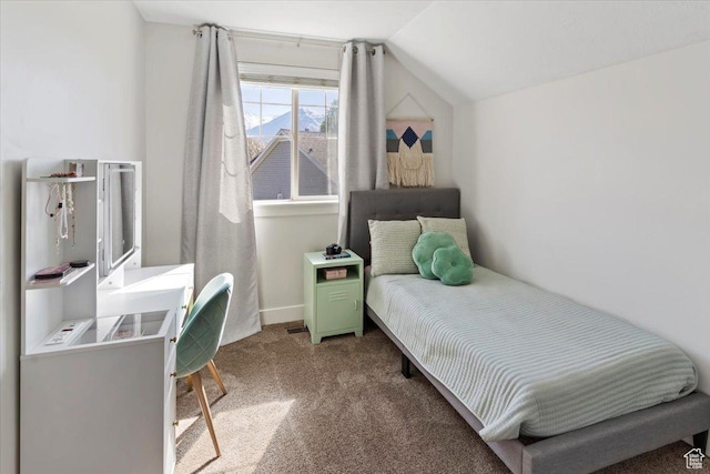 2292 W 440 S, Provo, UT 84601 - carpeted bedroom featuring lofted ceiling and baseboards