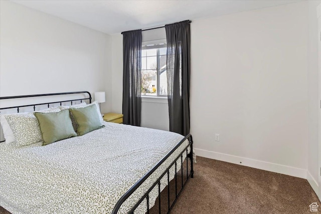 2292 W 440 S, Provo, UT 84601 - bedroom with baseboards and dark carpet