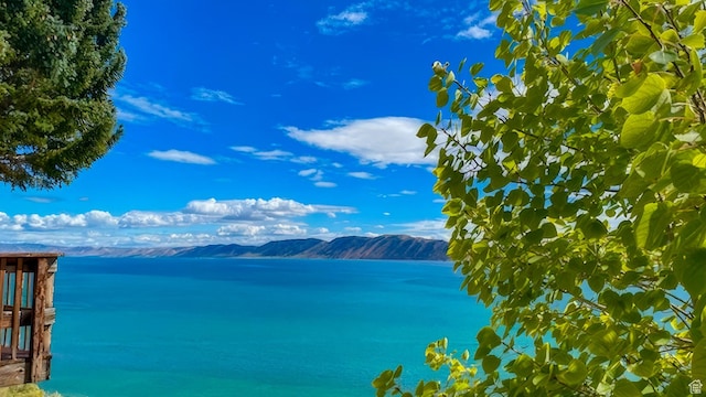 2904 S Edgemont Dr, Garden City, UT 84028 - water view featuring a mountainous background