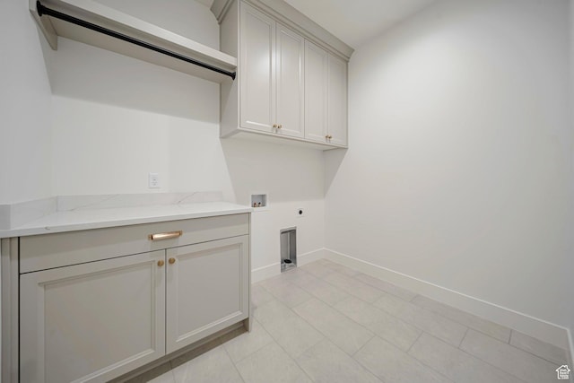 1910 W Bonneville Ln, Kaysville, UT 84037 - washroom with hookup for an electric dryer, cabinet space, washer hookup, and baseboards