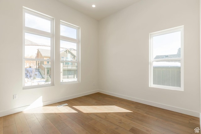 496 E Kayak Dr Unit 306, Hideout, UT 84036 - unfurnished room with hardwood / wood-style floors and baseboards