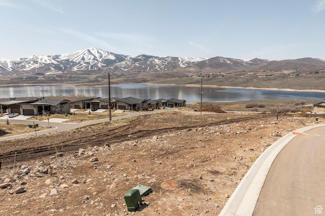 496 E Kayak Dr Unit 306, Hideout, UT 84036 - view of water feature with a mountain view