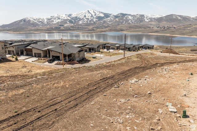 496 E Kayak Dr Unit 306, Hideout, UT 84036 - view of water feature featuring a mountain view