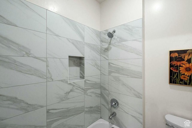 48 N Meadow Dr, Pine Valley, UT 84781 - bathroom featuring toilet and shower / tub combination