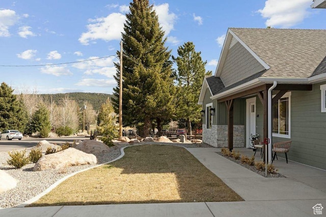 48 N Meadow Dr, Pine Valley, UT 84781 - view of yard with covered porch