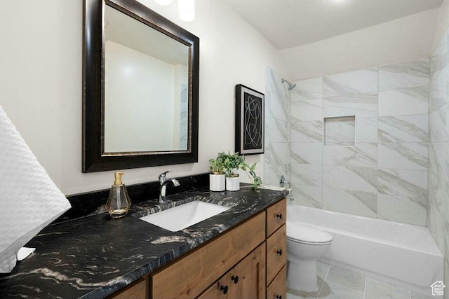 48 N Meadow Dr, Pine Valley, UT 84781 - full bathroom featuring toilet, vanity, and shower / bath combination
