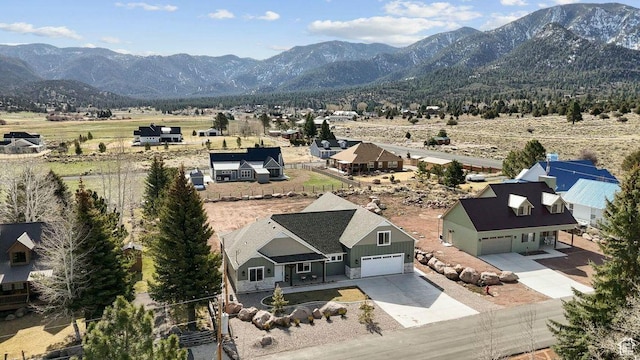 48 N Meadow Dr, Pine Valley, UT 84781 - birds eye view of property featuring a mountain view
