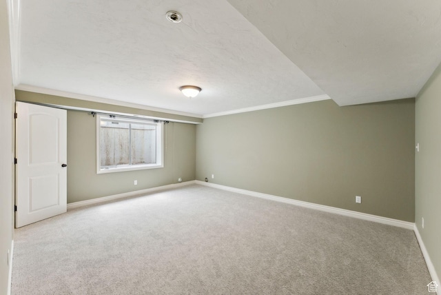 6391 S Shenandoah Park Ave E, Salt Lake City, UT 84121 - empty room featuring carpet flooring, crown molding, and baseboards