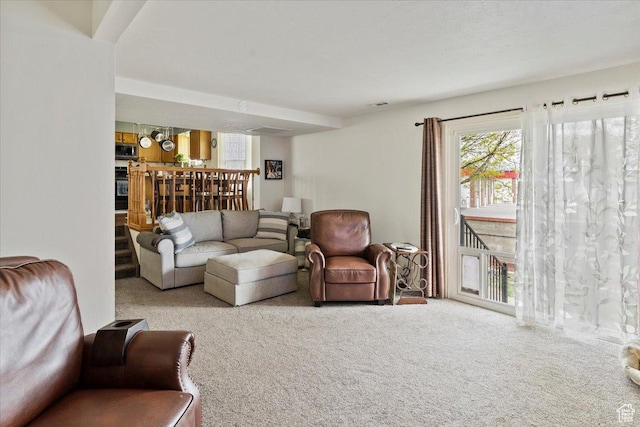 6241 S Barton Park Dr, West Jordan, UT 84081 - living room featuring carpet