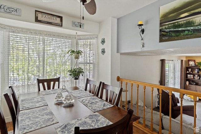 6241 S Barton Park Dr, West Jordan, UT 84081 - dining space featuring ceiling fan