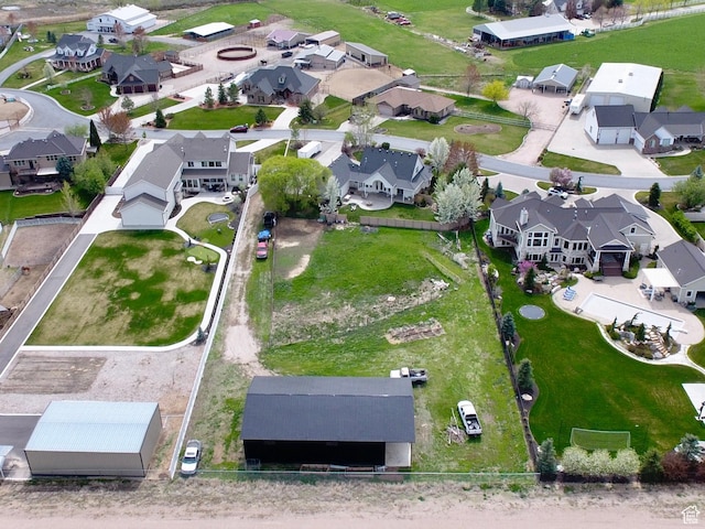 1844 W Heritage Ranch Dr N, Farr West, UT 84404 - drone / aerial view featuring a residential view