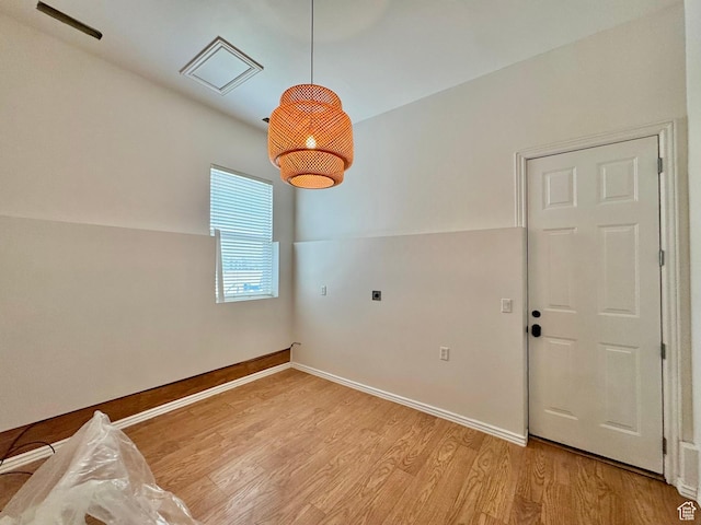 1844 W Heritage Ranch Dr N, Farr West, UT 84404 - empty room with baseboards and light wood-style floors