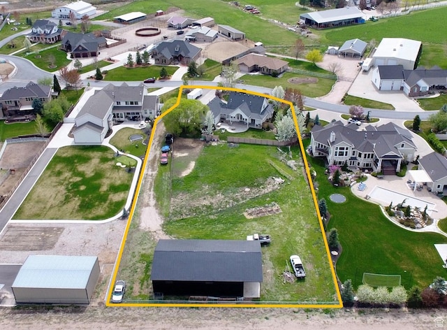 1844 W Heritage Ranch Dr N, Farr West, UT 84404 - birds eye view of property featuring a residential view