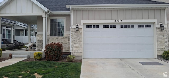 4502 S Stonington Way, Taylorsville, UT 84129 - exterior space with stone siding and board and batten siding