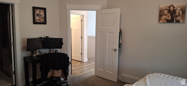 4502 S Stonington Way, Taylorsville, UT 84129 - bedroom featuring wood finished floors and visible vents