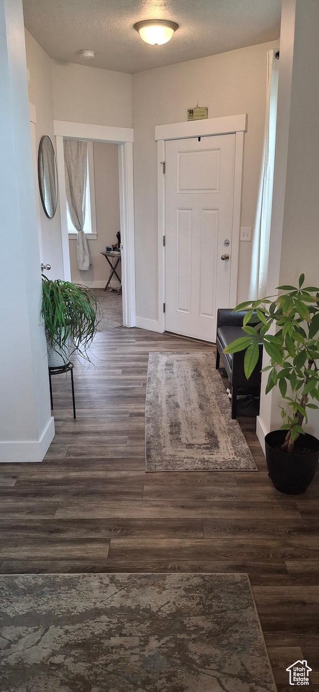 4502 S Stonington Way, Taylorsville, UT 84129 - foyer entrance featuring wood finished floors and baseboards
