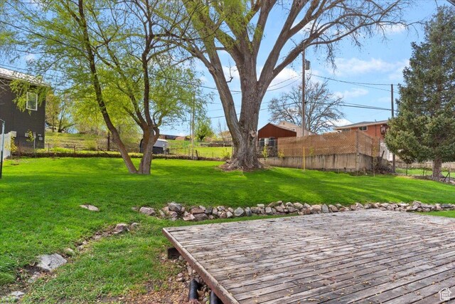 3315 Meadow Dr, Ogden, UT 84403 - view of yard featuring fence