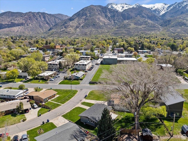 3315 Meadow Dr, Ogden, UT 84403 - aerial view with a mountain view