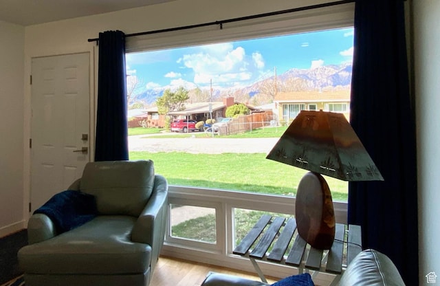 3315 Meadow Dr, Ogden, UT 84403 - sitting room featuring wood finished floors