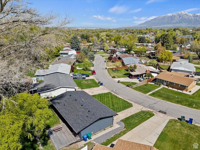 3315 Meadow Dr, Ogden, UT 84403 - drone / aerial view with a mountain view and a residential view