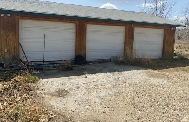 7413 W 7250 S, Myton, UT 84052 - view of detached garage