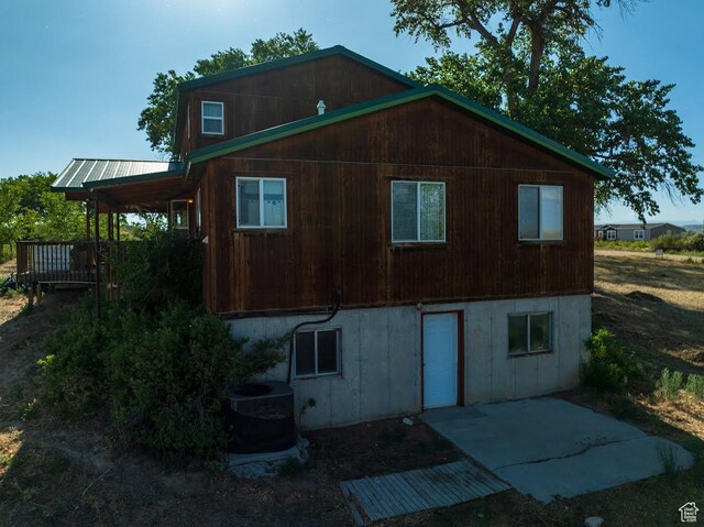 7413 W 7250 S, Myton, UT 84052 - back of property featuring a patio