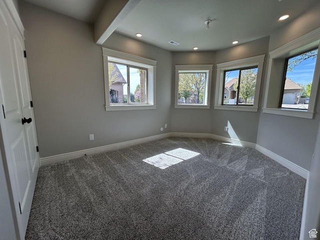 337 W Paddock Ln S, Kaysville, UT 84037 - carpeted spare room with plenty of natural light, recessed lighting, and visible vents