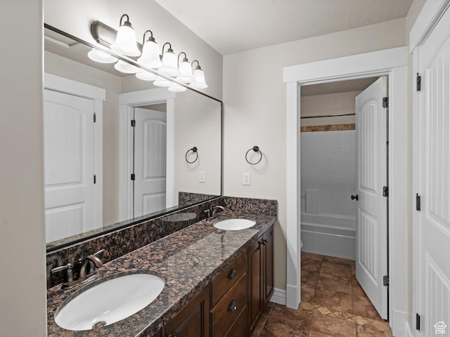 337 W Paddock Ln S, Kaysville, UT 84037 - full bath with double vanity, a sink, and  shower combination