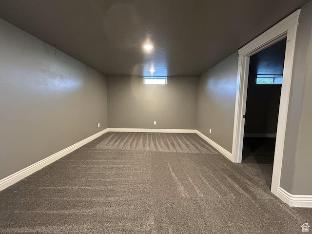 337 W Paddock Ln S, Kaysville, UT 84037 - below grade area with baseboards and dark carpet