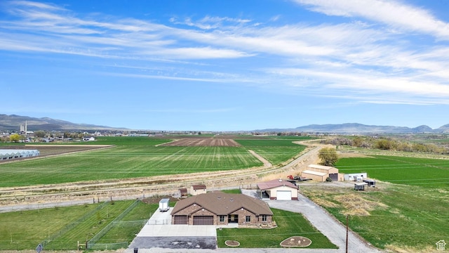 4990 W 12000 N, Tremonton, UT 84337 - aerial view featuring a rural view and a mountain view