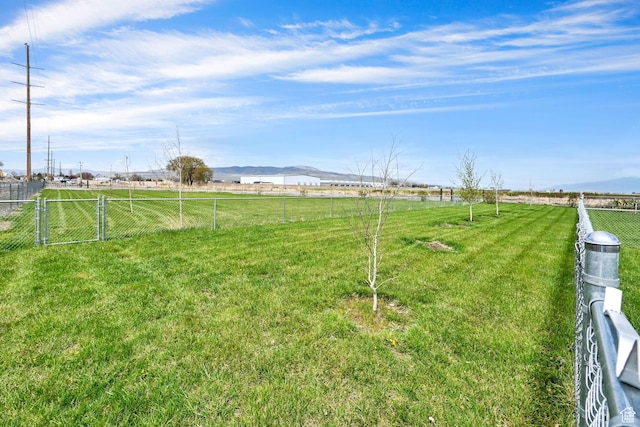 4990 W 12000 N, Tremonton, UT 84337 - view of yard with a rural view, fence, and a mountain view