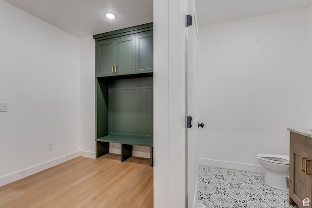 1993 S 5000 W, Taylor, UT 84401 - mudroom with recessed lighting, light wood-style flooring, and baseboards