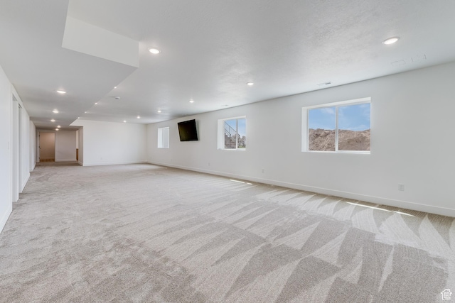 1993 S 5000 W, Taylor, UT 84401 - below grade area featuring recessed lighting, baseboards, and light carpet