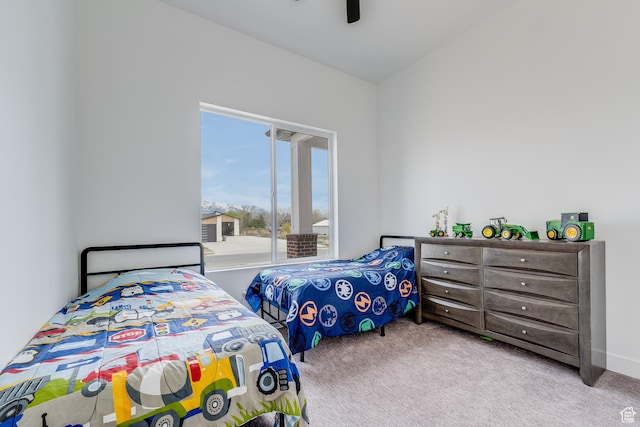 1993 S 5000 W, Taylor, UT 84401 - bedroom featuring ceiling fan and carpet