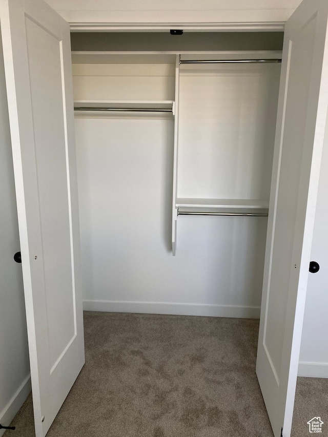 view of closet